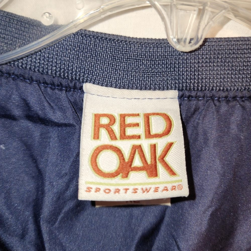 VTG Auburn Tigers V-neck Pullover Windbreaker Jacket Men's XL By Red Oak - Picture 4 of 11